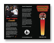 Avent's Empty Band Karaoke Brochure